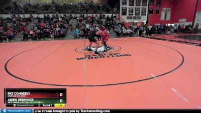 215 lbs Cons. Round 4 - Aiden Hennings, New Lenox (LINCOLN-WAY CENTRAL) vs Pat Conneely, Chicago (ST. RITA)