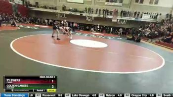 126 lbs Cons. Round 4 - Colten Garges, Sheldon vs Ty Ewers, Canby