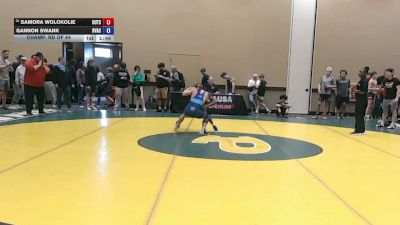 113 lbs Champ. Rd Of 64 - Samora Wolokolie, Outsiders vs Gannon Swank, Buffalo Valley Athletic Club