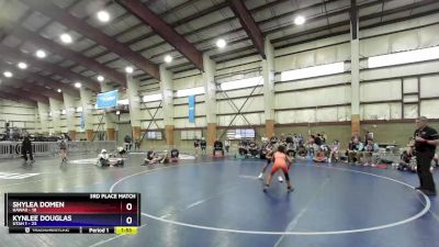 70 lbs Placement Matches (8 Team) - Shylea Domen, Hawaii vs Kynlee Douglas, Utah 1