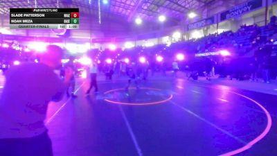 138 lbs Quarterfinal - Slade Patterson, Maize WC vs Noah Meza, Basement Brawlers