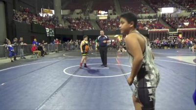 143 lbs Quarterfinal - Philip Andrade, North Montana Wrestling Club vs Jackson Plath, Billings Wrestling Club