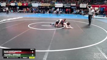 135 lbs Cons. Round 1 - Maxwell Herndon, Homer High School Mariners vs Elias Worthington, Eielson High School