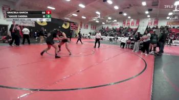 170 lbs Cons. Round 6 - Graciela Garcia, Golden Valley (Bakersfield) vs Kailee Cadena, Bakersfield Christian