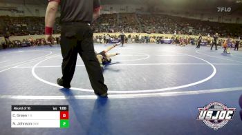 61 lbs Round Of 16 - Carter Green, F-5 Grappling vs Nash Johnson, Greater Heights Wrestling