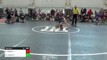 90-S lbs Quarterfinal - Nolan DeShon, OH vs Brady Laplante, MI