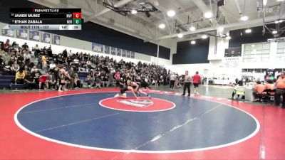 157 lbs Cons. Round 1 - Javier Muniz, Murrieta Valley vs Ethan Zabala, Norco