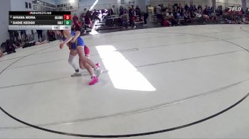 110 lbs Cons. Round 3 - Sadie Keogh, West Holt vs Aviana Mora, Grand Island Legacy Girls Wrestling Club