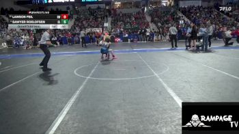 88 lbs Quarterfinal - Lawson Feil, Russell WC vs Sawyer Roelofsen, CKSY Lions