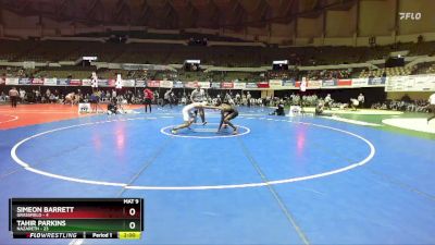 144 lbs Placement (16 Team) - Tahir Parkins, Nazareth vs Simeon Barrett, Grassfield