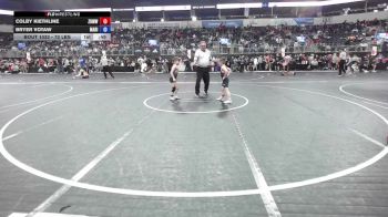72 lbs Semifinal - Colby Kiethline, Zumwalt vs Bryer Votaw, Madill Takedown Club