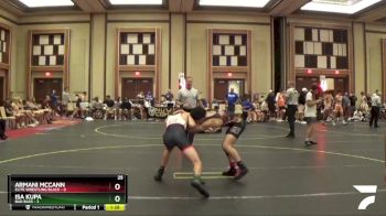 117 lbs Round 2 (6 Team) - ARMANI MCCANN, Elite Wrestling Black vs Isa Kupa, Bad Bass