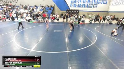 76 lbs Semifinal - Boston Brindley, Elite Wrestling vs Maddx Ihde, Uintah Jr High Wrestling