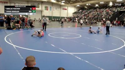 78-86 lbs Semifinal - Emillie Fischer, Team Garcia vs Piper Gengler, Wrestling With Character