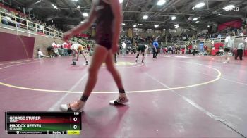 138 lbs Cons. Round 2 - Maddox Reeves, St. Xavier vs George Sturer, Trinity
