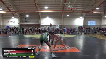 130 lbs Cons. Round 6 - Evanie Shank, NAPOLEON vs Scout Temple, TINORA