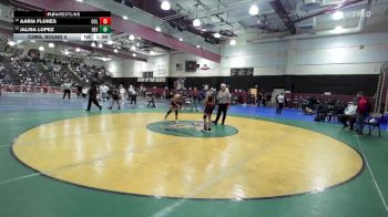 100 lbs Cons. Round 4 - Jalisa Lopez, Redlands East Valley vs Aaria Flores, Colton