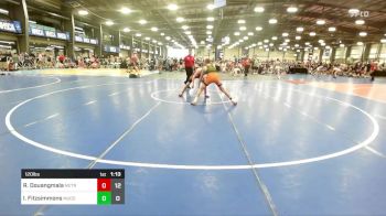 120 lbs Rr Rnd 1 - Robert Douangmala, MetroWest United Black vs Ian Fitzsimmons, Muddawg Wrestling Club