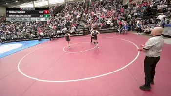 3A 125 lbs Semifinal - Makynlee Watkins, Juab vs Emma Parker, Carbon