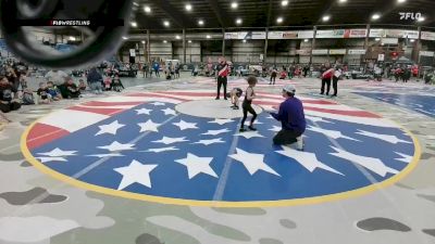 45 lbs 3rd Place Match - Wylde Voegeli, BERESFORD vs Daxton Lang, Gering Wrestling Club