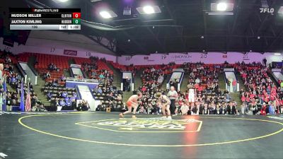 106 lbs Semifinals (8 Team) - Jaxton Kimling, Hudson Area HS vs Hudson Miller, Clinton HS