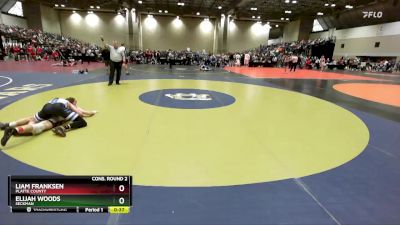 126C Cons. Round 2 - Liam Franksen, Platte County vs Elijah Woods, Seckman