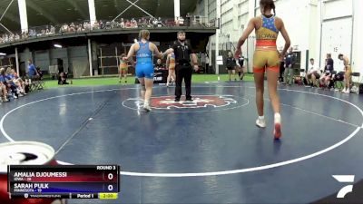 155 lbs Round 3 (8 Team) - Amalia Djoumessi, Iowa vs Sarah Pulk, Minnesota