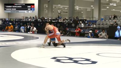 71 kg Quarters - Tommy Rowlands, Ohio Crazy Goats Wrestling vs Jason Dube, Spire RTC