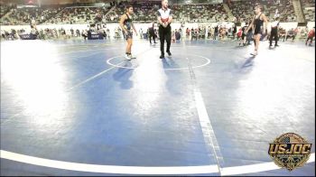 120 lbs Final - Dacin Schmadl, Saints Youth Wrestling Club vs Xamena Rivera Perez, ARDMORE TAKEDOWN CLUB
