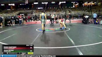 120 lbs Champ. Round 2 - Evan Bozek, Springstead vs Evan Martinez, Osceola (Kissimmee)