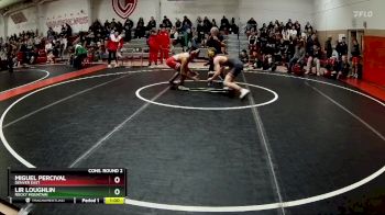 120 lbs Cons. Round 2 - Lir Loughlin, Rocky Mountain vs Miguel Percival, Denver East