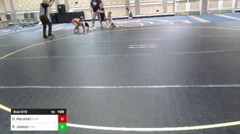 53 lbs Quarterfinal - Dallas Marshall, Warriors Of Christ vs Rhett Jessop, Ryse Wr Ac