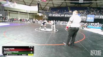 3A 195 lbs Quarterfinal - Ramazan Fodlov, Kent Meridian vs Elijah Fleck, Stanwood