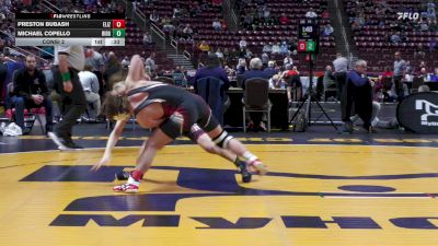 121 lbs Consi 2 - Preston Bubash, Elizabeth Forward vs Michael Copello, Ridgway