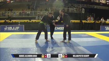 Manuel Alejandro Arias vs William Pieter Schepp 2025 Pan Jiu Jitsu IBJJF Championship