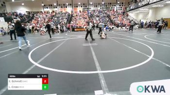 83 lbs Semifinal - Elliott Schmidt, Broken Arrow Wrestling Club vs Layten Cross, Brushy Wrestling Club