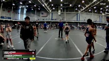 72 lbs Round 9 (10 Team) - Cameron Catenacci, U2 Uprising Blue vs Josh Latham, CTWHALE