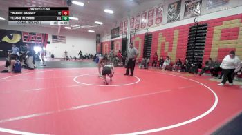 130 lbs Cons. Round 2 - Liane Flores, Valencia vs Marie Basset, La Canada