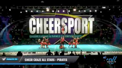 Cheer Craze All Stars - Pirates [2021 L6 Senior Coed - XSmall Day 2] 2021 CHEERSPORT National Cheerleading Championship