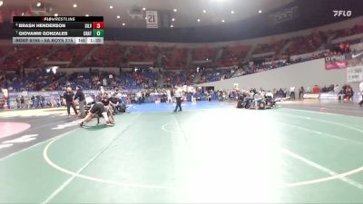 5A Boys 215 lbs Quarterfinal - Giovanni Gonzales, Crater Boys vs Brash Henderson, Silverton Boys