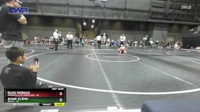 52 lbs 5th Place Match - Bowe Klema, Beloit vs Elias Morgas, Maverick Elite Wrestling