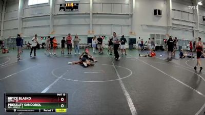 105 lbs Finals (2 Team) - Pressley Sandobol, Full Circle vs Bryce Blasko, CRWC