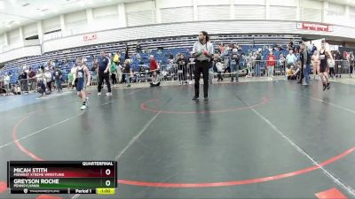 84 lbs Quarterfinal - Greyson Roche, Pennsylvania vs Micah Stith, Midwest Xtreme Wrestling