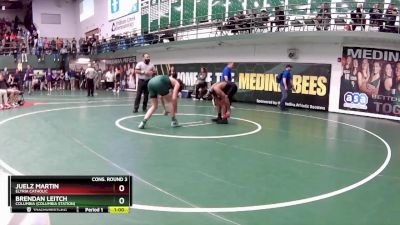 144 lbs Cons. Round 3 - Brendan Leitch, Columbia (Columbia Station) vs Juelz Martin, Elyria Catholic