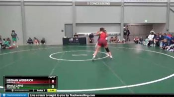 144 lbs Round 1 (8 Team) - Meghan Werbrich, Ohio Blue vs Shaili Davis, Texas Red