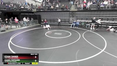 141 lbs Cons. Round 6 - Ethan Tanner, Lone Peak High School vs Kaden Maynard, Layton High School