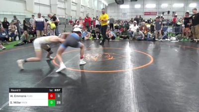 126 lbs Round 3 - Weston Emmons, Pursuit vs Griffen Miller, Patriots WC WV