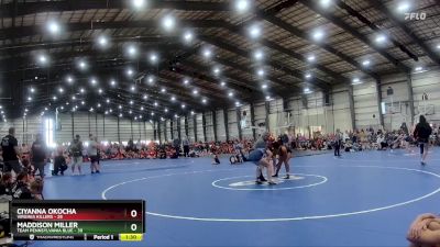 164 lbs Semis - R1 Wb - Maddison Miller, Team Pennsylvania Blue vs Ciyanna Okocha, Virginia Killers