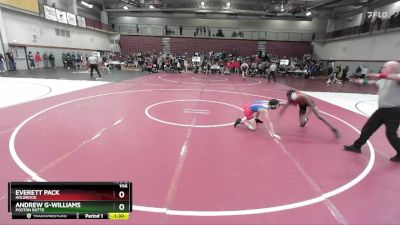 106 lbs Quarterfinal - Everett Pack, Holbrook vs Andrew G-Williams, Poston Butte