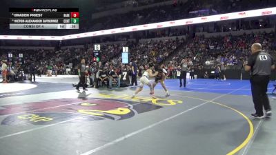 144 lbs Consi Of 4 - Braden Priest, Bakersfield (CS) vs Victor-alexander Gutierrez, Central Catholic (SJ)